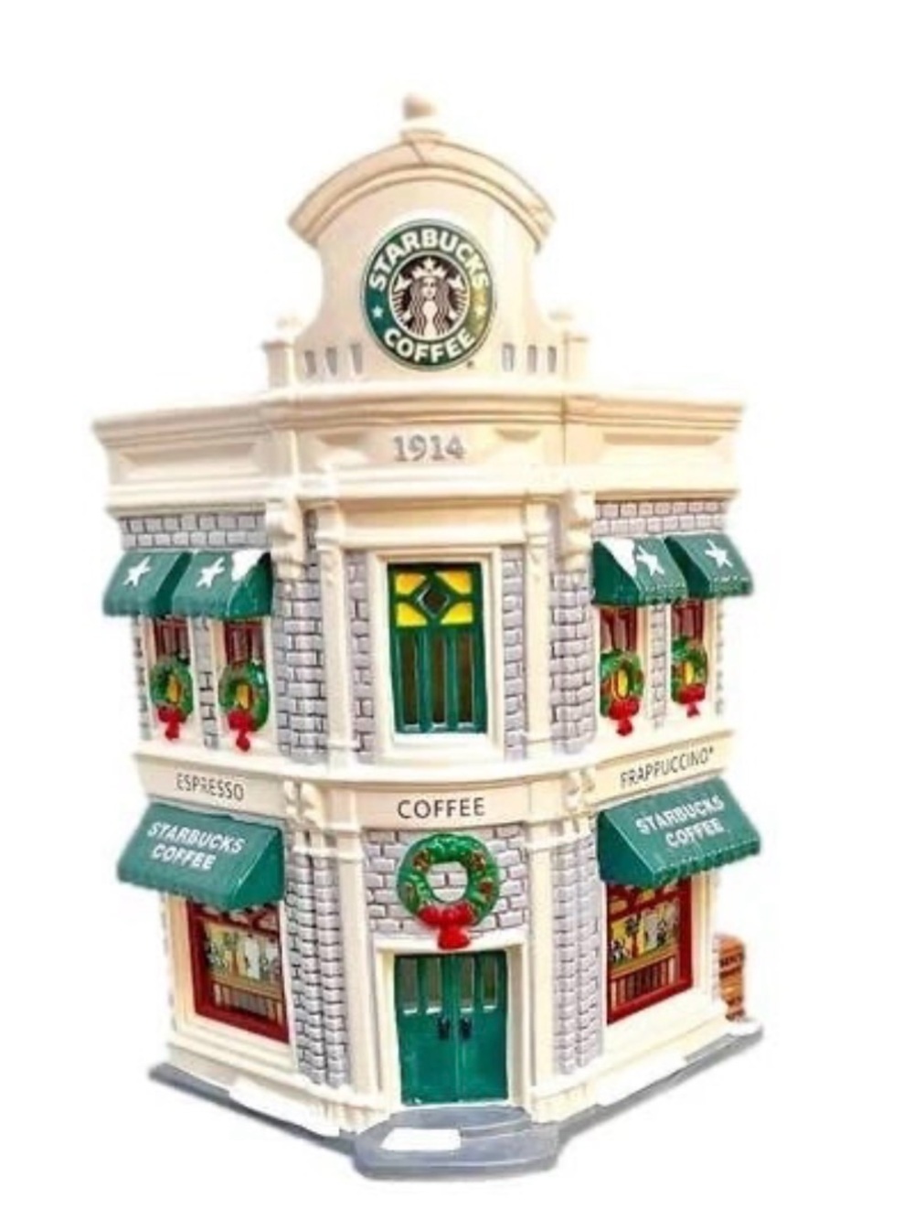 Department 56 Snow Village Starbucks Coffee building